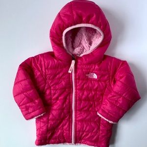 The North Face Pink Mossbud Swirl Coat 12-18 m